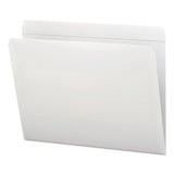 Smead® Reinforced Top Tab Colored File Folders, Straight Tab, Letter Size, White, 100-box freeshipping - TVN Wholesale 