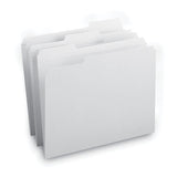 Smead® Reinforced Top Tab Colored File Folders, 1-3-cut Tabs, Letter Size, White, 100-box freeshipping - TVN Wholesale 