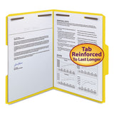 Smead® Watershed-cutless Reinforced Top Tab 2-fastener Folders, 1-3-cut Tabs, Letter Size, Yellow, 50-box freeshipping - TVN Wholesale 