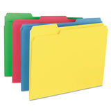 Smead® Colored File Folders, 1-3-cut Tabs, Letter Size, Yellow, 100-box freeshipping - TVN Wholesale 