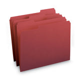 Smead® Reinforced Top Tab Colored File Folders, 1-3-cut Tabs, Letter Size, Maroon, 100-box freeshipping - TVN Wholesale 