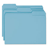 Smead® Colored File Folders, 1-3-cut Tabs, Letter Size, Teal, 100-box freeshipping - TVN Wholesale 
