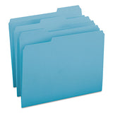 Smead® Colored File Folders, 1-3-cut Tabs, Letter Size, Teal, 100-box freeshipping - TVN Wholesale 