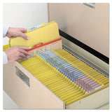 Smead® Four-section Pressboard Top Tab Classification Folders With Safeshield Fasteners, 1 Divider, Letter Size, Yellow, 10-box freeshipping - TVN Wholesale 