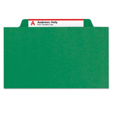 Smead® 6-section Pressboard Top Tab Pocket-style Classification Folders With Safeshield Fasteners, 2 Dividers, Letter, Green, 10-box freeshipping - TVN Wholesale 