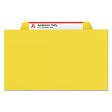 Smead® Eight-section Pressboard Top Tab Classification Folders With Safeshield Fasteners, 3 Dividers, Letter Size, Yellow, 10-box freeshipping - TVN Wholesale 