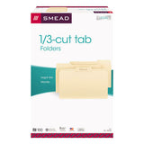 Smead® Manila File Folders, 1-3-cut Tabs, Legal Size, 100-box freeshipping - TVN Wholesale 