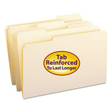 Smead® Reinforced Tab Manila File Folders, 1-3-cut Tabs, Legal Size, 11 Pt. Manila, 100-box freeshipping - TVN Wholesale 