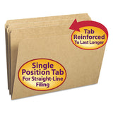 Smead® Heavyweight Kraft File Folders, Straight Tab, Legal Size, 11 Pt. Kraft, 100-box freeshipping - TVN Wholesale 