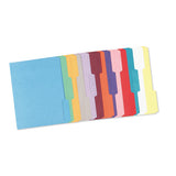 Smead® Reinforced Top Tab Colored File Folders, Straight Tab, Legal Size, Blue, 100-box freeshipping - TVN Wholesale 
