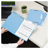 Smead® Top Tab Colored 2-fastener Folders, 1-3-cut Tabs, Legal Size, Blue, 50-box freeshipping - TVN Wholesale 