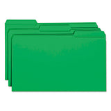 Smead® Reinforced Top Tab Colored File Folders, 1-3-cut Tabs, Legal Size, Green, 100-box freeshipping - TVN Wholesale 