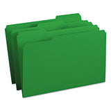 Smead® Colored File Folders, 1-3-cut Tabs, Legal Size, Green, 100-box freeshipping - TVN Wholesale 