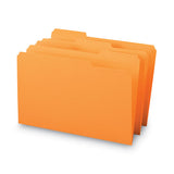Smead® Reinforced Top Tab Colored File Folders, 1-3-cut Tabs, Legal Size, Orange, 100-box freeshipping - TVN Wholesale 