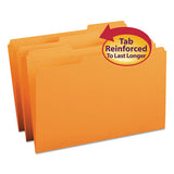 Smead® Reinforced Top Tab Colored File Folders, 1-3-cut Tabs, Legal Size, Orange, 100-box freeshipping - TVN Wholesale 