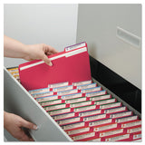 Smead® Reinforced Top Tab Colored File Folders, 1-3-cut Tabs, Legal Size, Red, 100-box freeshipping - TVN Wholesale 