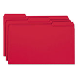 Smead® Reinforced Top Tab Colored File Folders, 1-3-cut Tabs, Legal Size, Red, 100-box freeshipping - TVN Wholesale 