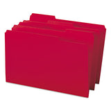 Smead® Colored File Folders, 1-3-cut Tabs, Legal Size, Red, 100-box freeshipping - TVN Wholesale 