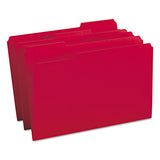 Smead® Colored File Folders, 1-3-cut Tabs, Legal Size, Red, 100-box freeshipping - TVN Wholesale 