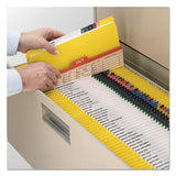 Smead® Reinforced Top Tab Colored File Folders, Straight Tab, Legal Size, Yellow, 100-box freeshipping - TVN Wholesale 