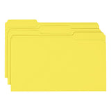 Smead® Colored File Folders, 1-3-cut Tabs, Legal Size, Yellow, 100-box freeshipping - TVN Wholesale 