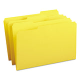 Smead® Colored File Folders, 1-3-cut Tabs, Legal Size, Yellow, 100-box freeshipping - TVN Wholesale 