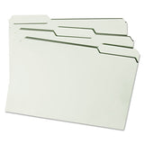 Smead® Expanding Recycled Heavy Pressboard Folders, 1-3-cut Tabs, 2" Expansion, Legal Size, Gray-green, 25-box freeshipping - TVN Wholesale 