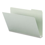 Smead® Expanding Recycled Heavy Pressboard Folders, 1-3-cut Tabs, 2" Expansion, Legal Size, Gray-green, 25-box freeshipping - TVN Wholesale 