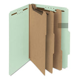 Smead® 100% Recycled Pressboard Classification Folders, 3 Dividers, Legal Size, Gray-green, 10-box freeshipping - TVN Wholesale 