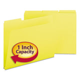 Smead® Expanding Recycled Heavy Pressboard Folders, 1-3-cut Tabs, 1" Expansion, Letter Size, Yellow, 25-box freeshipping - TVN Wholesale 