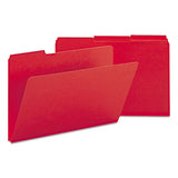 Smead® Expanding Recycled Heavy Pressboard Folders, 1-3-cut Tabs, 1" Expansion, Legal Size, Bright Red, 25-box freeshipping - TVN Wholesale 