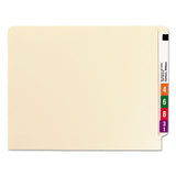 Smead® Heavyweight Manila End Tab Folders, 9.5" Front, Straight Tab, Letter Size, 100-box freeshipping - TVN Wholesale 