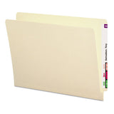 Smead® End Tab Folders With Antimicrobial Product Protection, Straight Tab, Letter Size, Manila, 100-box freeshipping - TVN Wholesale 