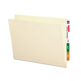 Smead® 100% Recycled Manila End Tab Folders, Straight Tab, Letter Size, 100-box freeshipping - TVN Wholesale 