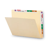 Smead® Heavyweight Manila End Tab Conversion File Folders, Straight Tab, Letter Size, 100-box freeshipping - TVN Wholesale 