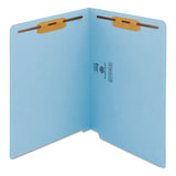 Smead® Watershed-cutless End Tab 2-fastener Folders, Straight Tab, Letter Size, Blue, 50-box freeshipping - TVN Wholesale 