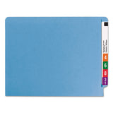 Smead® Watershed-cutless End Tab 2-fastener Folders, Straight Tab, Letter Size, Blue, 50-box freeshipping - TVN Wholesale 