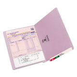Smead® Reinforced End Tab Colored Folders, Straight Tab, Letter Size, Lavender, 100-box freeshipping - TVN Wholesale 