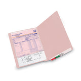 Smead® Reinforced End Tab Colored Folders, Straight Tab, Letter Size, Pink, 100-box freeshipping - TVN Wholesale 