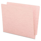 Smead® Reinforced End Tab Colored Folders, Straight Tab, Letter Size, Pink, 100-box freeshipping - TVN Wholesale 