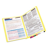 Smead® Heavyweight Colored End Tab Folders With Two Fasteners, Straight Tab, Letter Size, Yellow, 50-box freeshipping - TVN Wholesale 