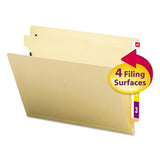 Smead® Manila End Tab Classification Folders, 1 Divider, Letter Size, Manila, 10-box freeshipping - TVN Wholesale 