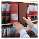 Smead® End Tab Pressboard Classification Folders With Safeshield Coated Fasteners, 2 Dividers, Letter Size, Red, 10-box freeshipping - TVN Wholesale 