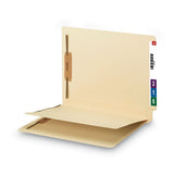 Smead® Fastener Folder W- Divider, 1 Divider, Letter Size, Manila, 50-box freeshipping - TVN Wholesale 
