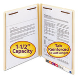 Smead® Manila End Tab 2-fastener Folders With Reinforced Tabs, 1.5" Expansion, Straight Tab, Letter Size, 14 Pt. Manila, 50-box freeshipping - TVN Wholesale 