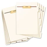 Smead® Stackable Folder Dividers W- Fasteners, 1-5-cut End Tab, Letter Size, Manila, 50-pack freeshipping - TVN Wholesale 