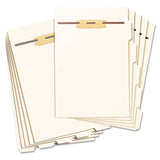 Smead® Stackable Folder Dividers W- Fasteners, 1-5-cut Top Tab, Letter Size, Manila, 50-pack freeshipping - TVN Wholesale 