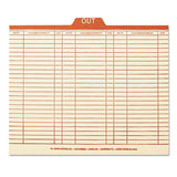Smead® Manila Out Guides, Printed Form Style, 1-5-cut Top Tab, Out, 8.5 X 11, Manila, 100-box freeshipping - TVN Wholesale 