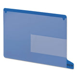 Smead® Colored Poly Out Guides With Pockets, 1-3-cut End Tab, Out, 8.5 X 11, Blue, 25-box freeshipping - TVN Wholesale 