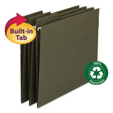 Smead® Fastab Hanging Folders, Letter Size, 1-3-cut Tab, Standard Green, 20-box freeshipping - TVN Wholesale 